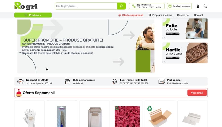 14 septembrie 2024 — Magento 2 pe tema Luma